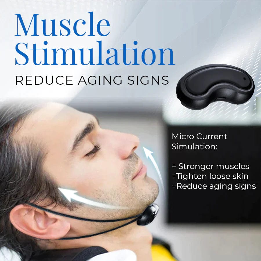 Shaping Face Fat Reducer Double Chin Remover Facial Care Products - Sleeping V-Face Beauty Device Ems Neck Slimming Massager