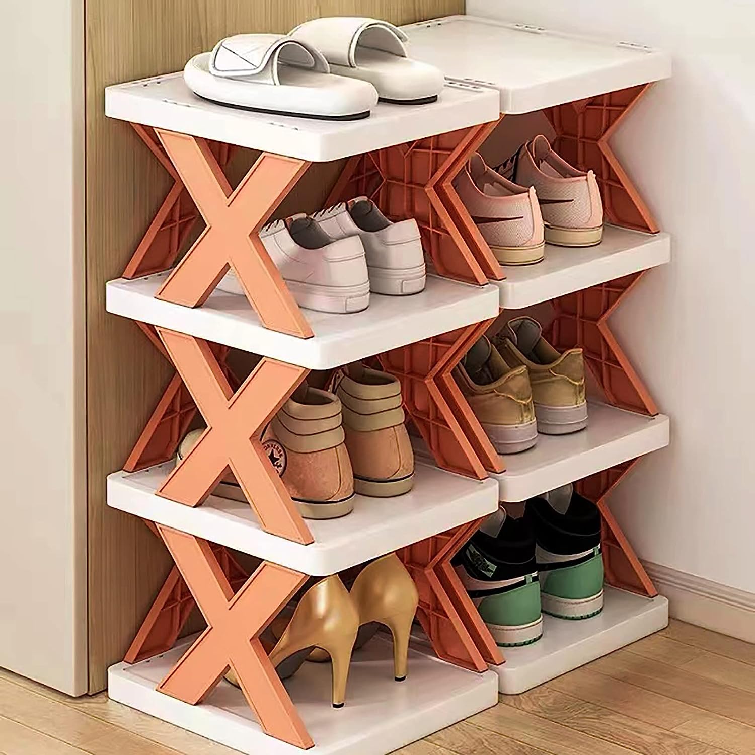 Shoe Rack Storage Stand Cabinet For Home Shoes Organiser Shoe Rack ( Pack of 2 )