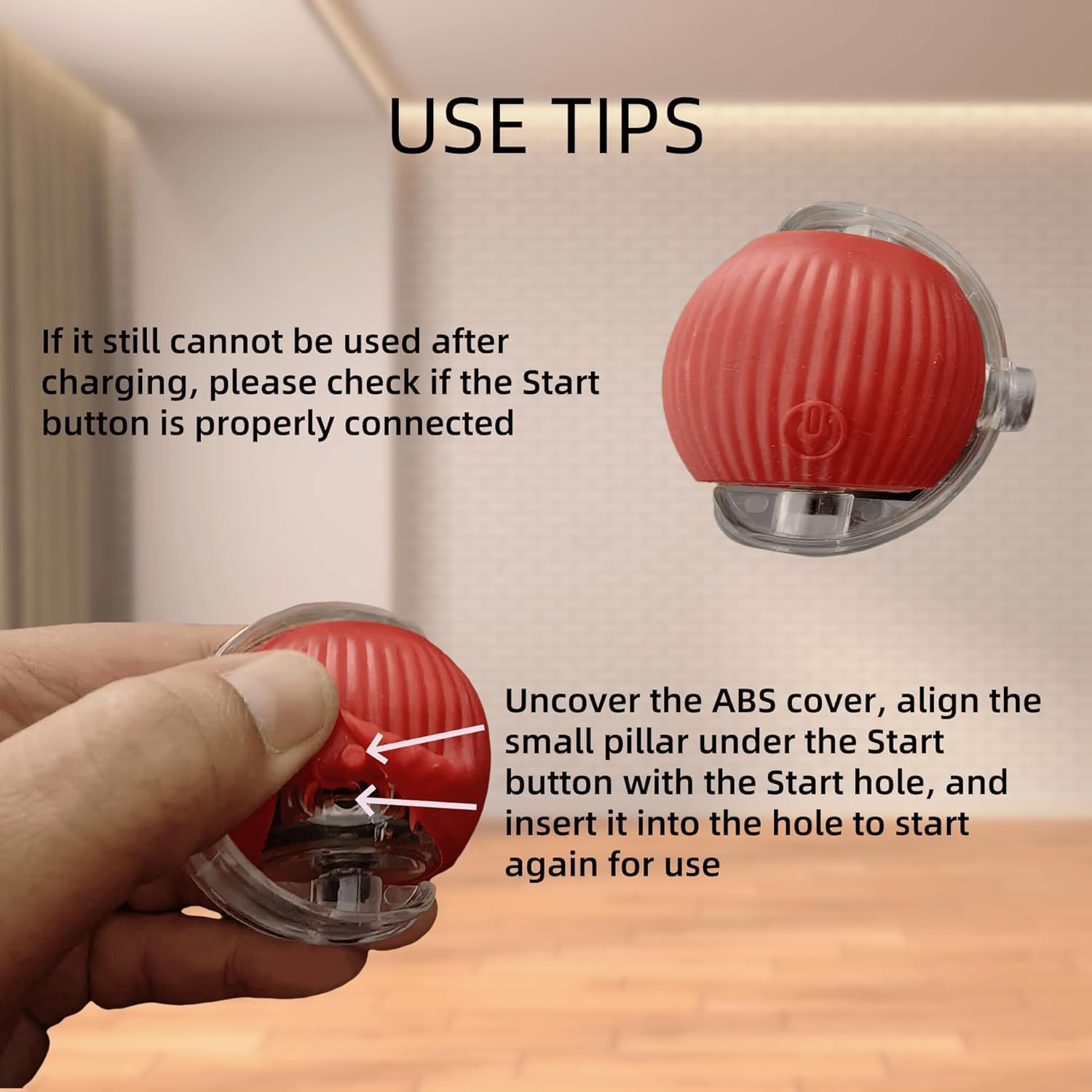 Smart Rolling LED Pet Ball | Cat Toy Catnip Toys For Cats Kitten Balls Accessories Ball - Smart Rolling LED Pet Ball