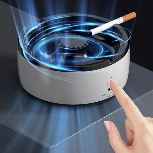 Smoke Absorbing Air-Purifier Ashtray| Air Purifier Filtration Room Cleaner Air Machine Smoke Filtration Smoke Absorbing Air-Purifier Ashtray
