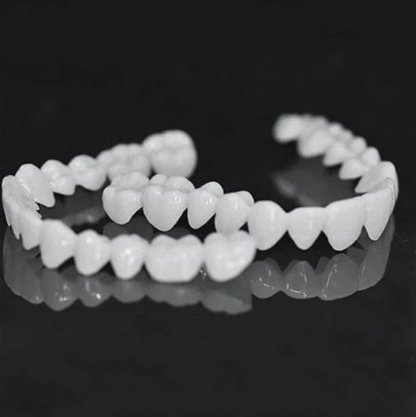 Snap-on Dentures | White Teeth Braces Clip On Veneer Teeth Perfect Dental Braces tool Snap-on Dentures