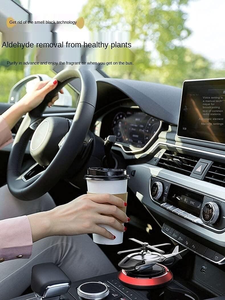 Solar Helicopter Car Air-freshner Car Accessories Solar Helicopter Car Air-freshner