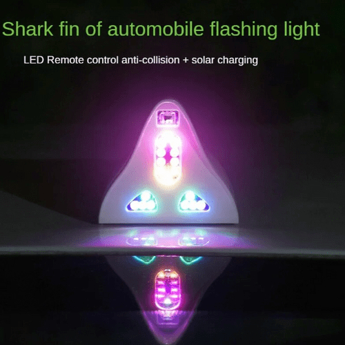 Solar Light Moving Powered Flashlight Car Lights Solar Shark Fin Strobe Light Solar Shark Fin Strobe Light