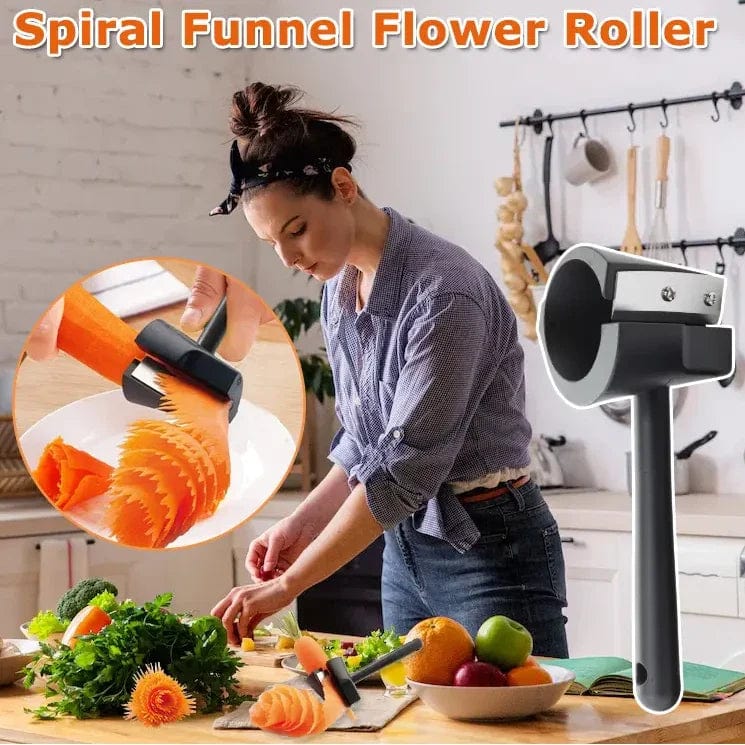 Spiral Funnel Flower Roller Spiral Funnel Flower Roller