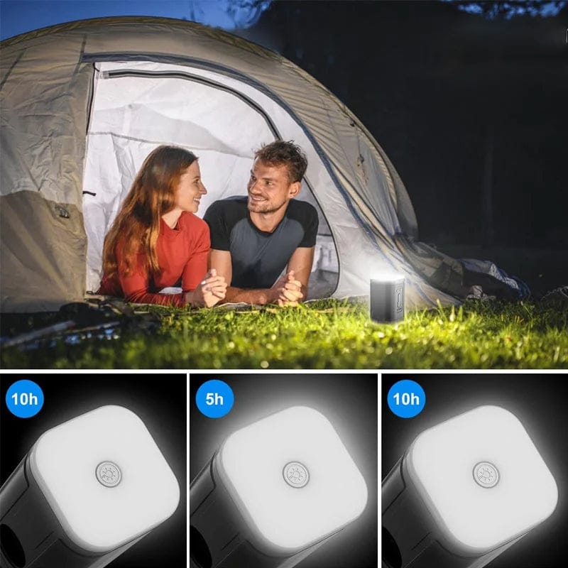Rechargeable Camping Air Pump | Led Light Recargable Camping Compact Lights Portable Inflation Rechargeable Camping Air Pump