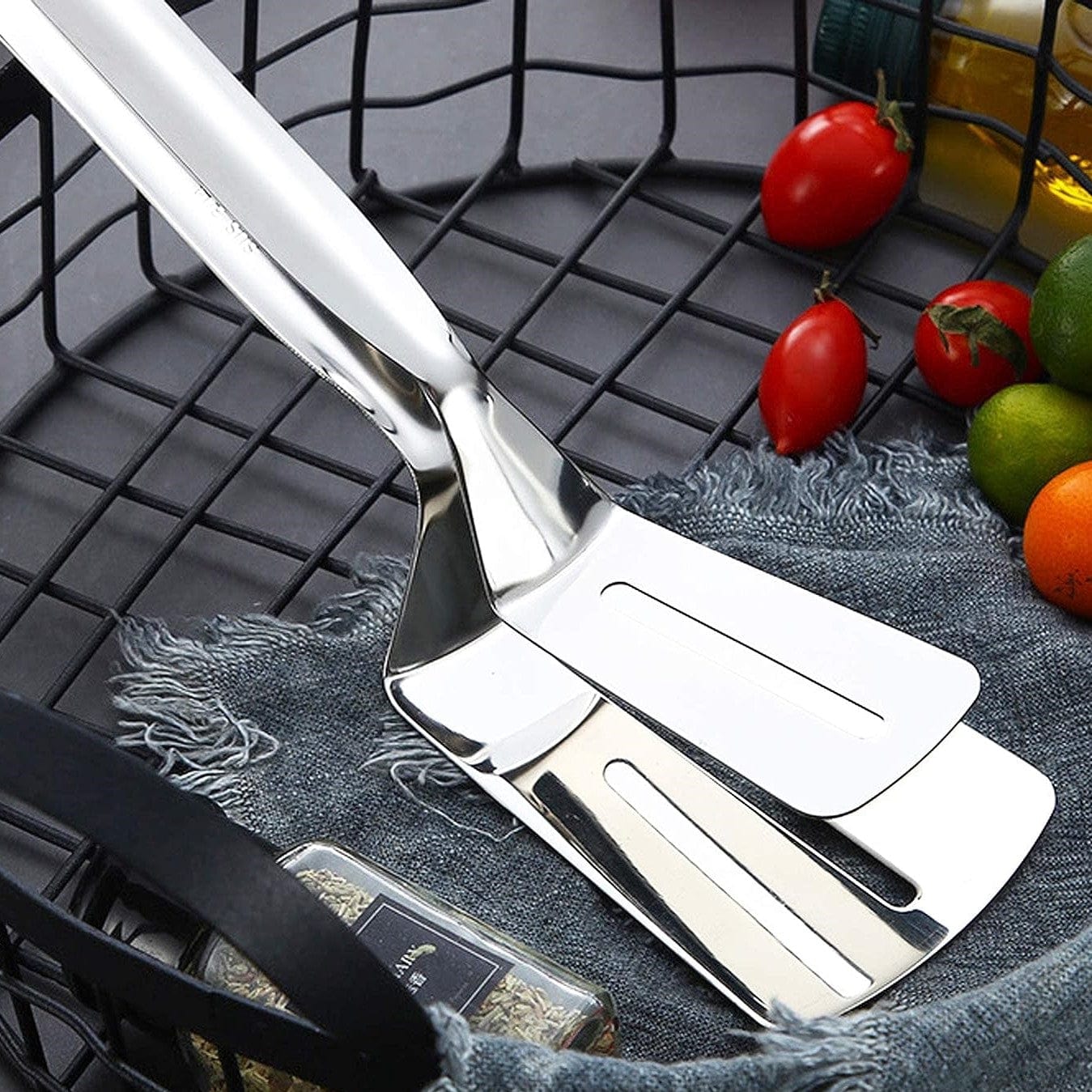 Stainless Steel Food Tongs Barbeque Clamps Kitchen Clamps Food Tongs