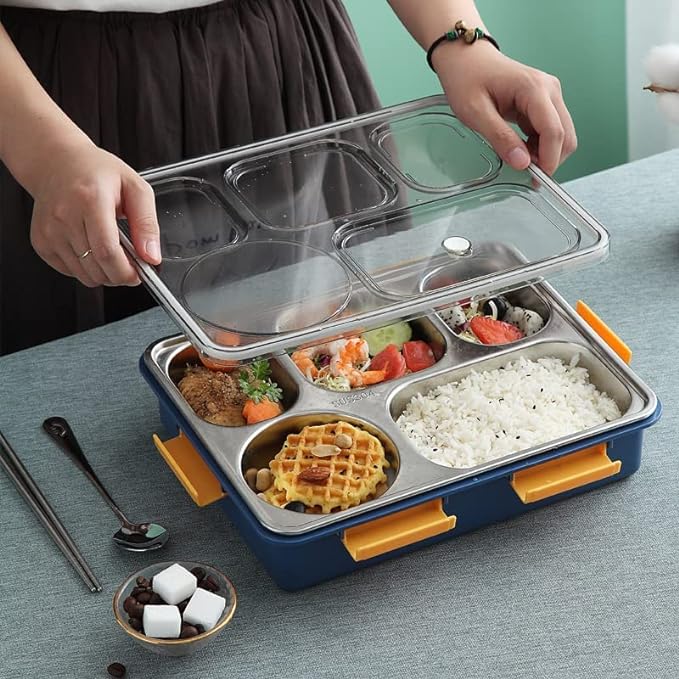 Stainless Steel Lunch Box | Lunch Boxes Tiffin Bento Box Kid's Lunch Steel Lunchboxes - Stainless Steel Lunch Box