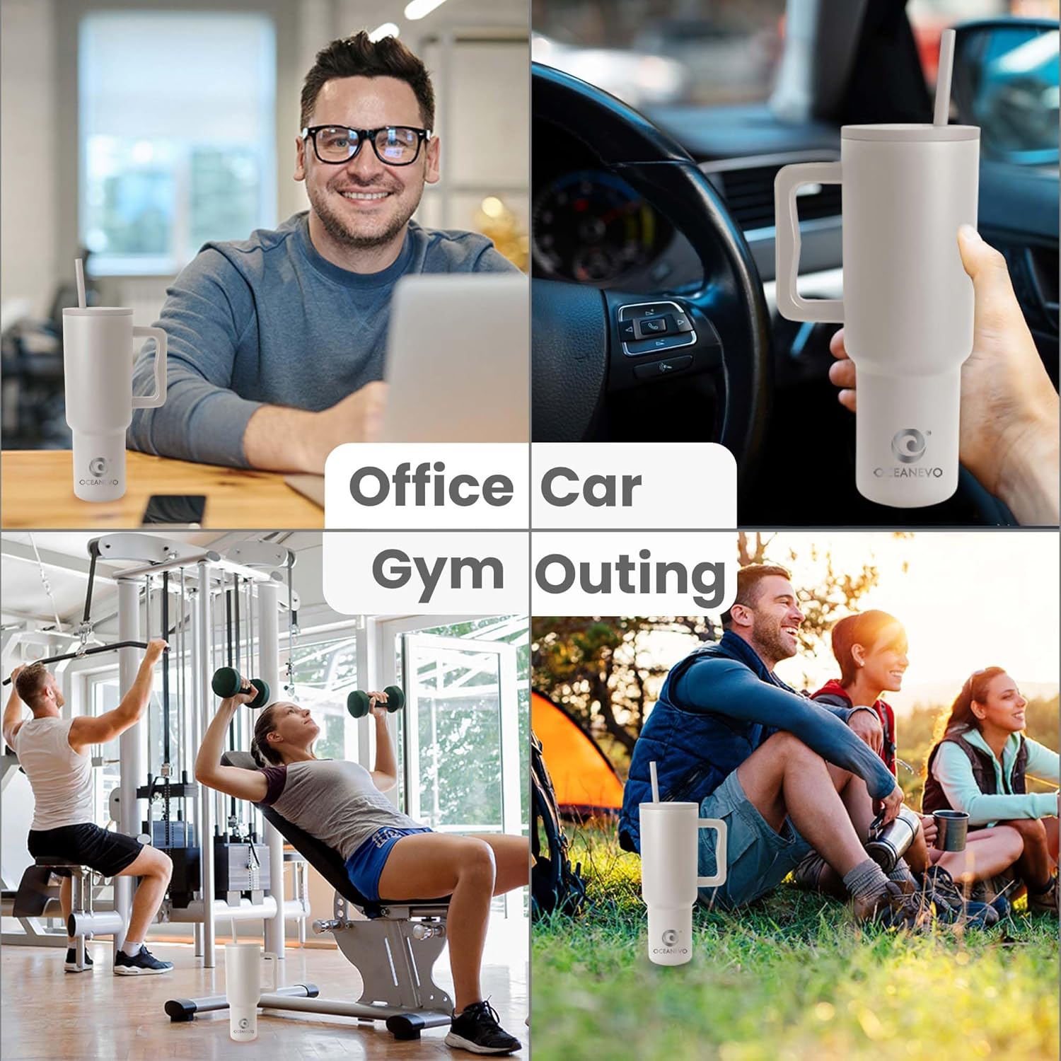 Stainless Steel Tumbler with Lid & Straw | Tumbler Bottle Coffee And Cup Isulated Tumbler Stainless Steel - Stainless Steel Tumbler with Lid & Straw