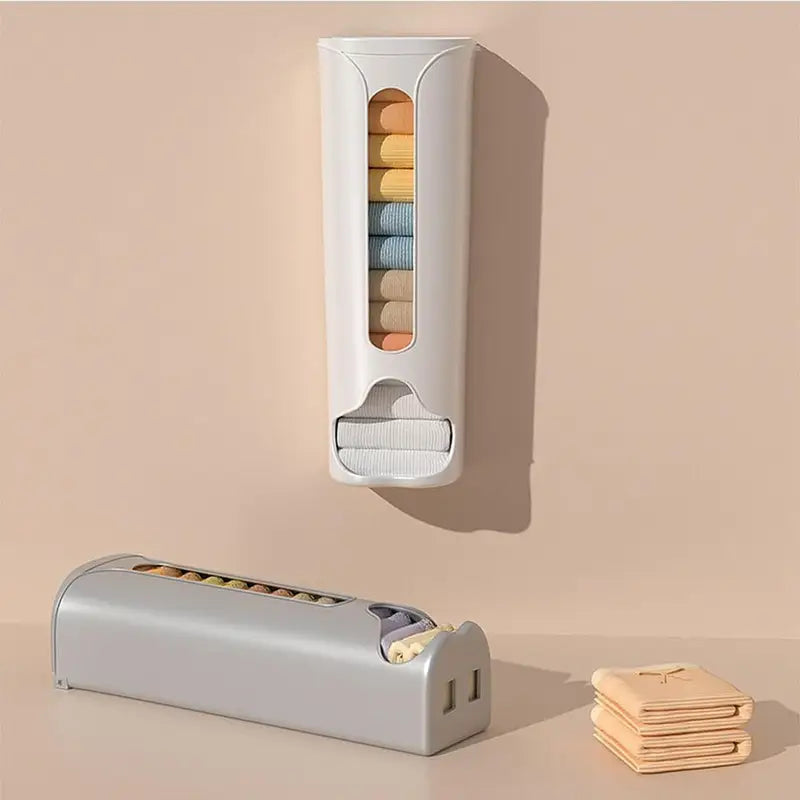 Storage Box Organizer Plastic Wall Mounted Socks Storage Organiser Wall Mounted Socks Panties Storage Box