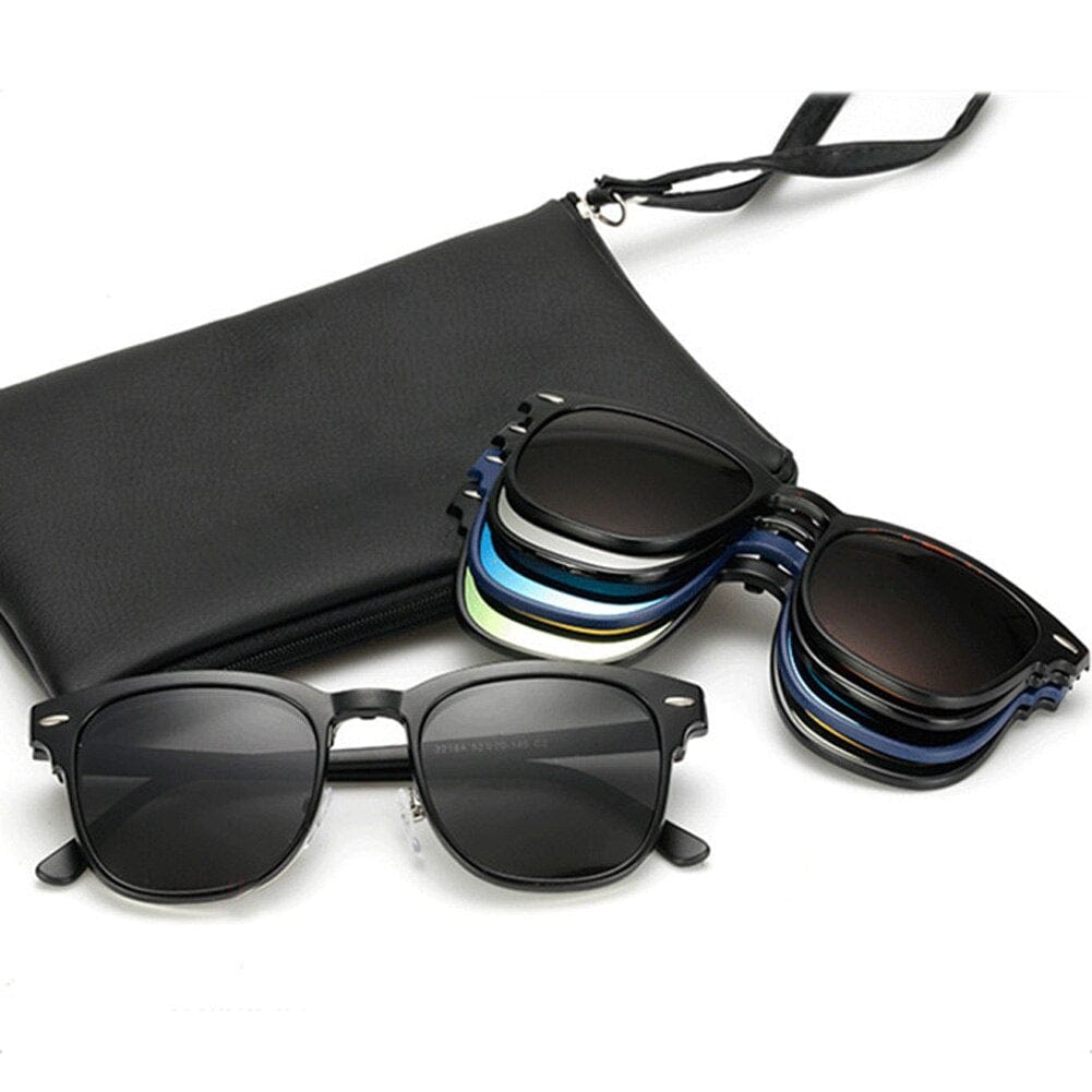 Sunglasses For Men Polarised Magnetic Sunglasses Frame Night Glasses - 3-in-1 Magnetic Polarized Sunglasses 5-in-1 Magnetic Polarized Sunglasses