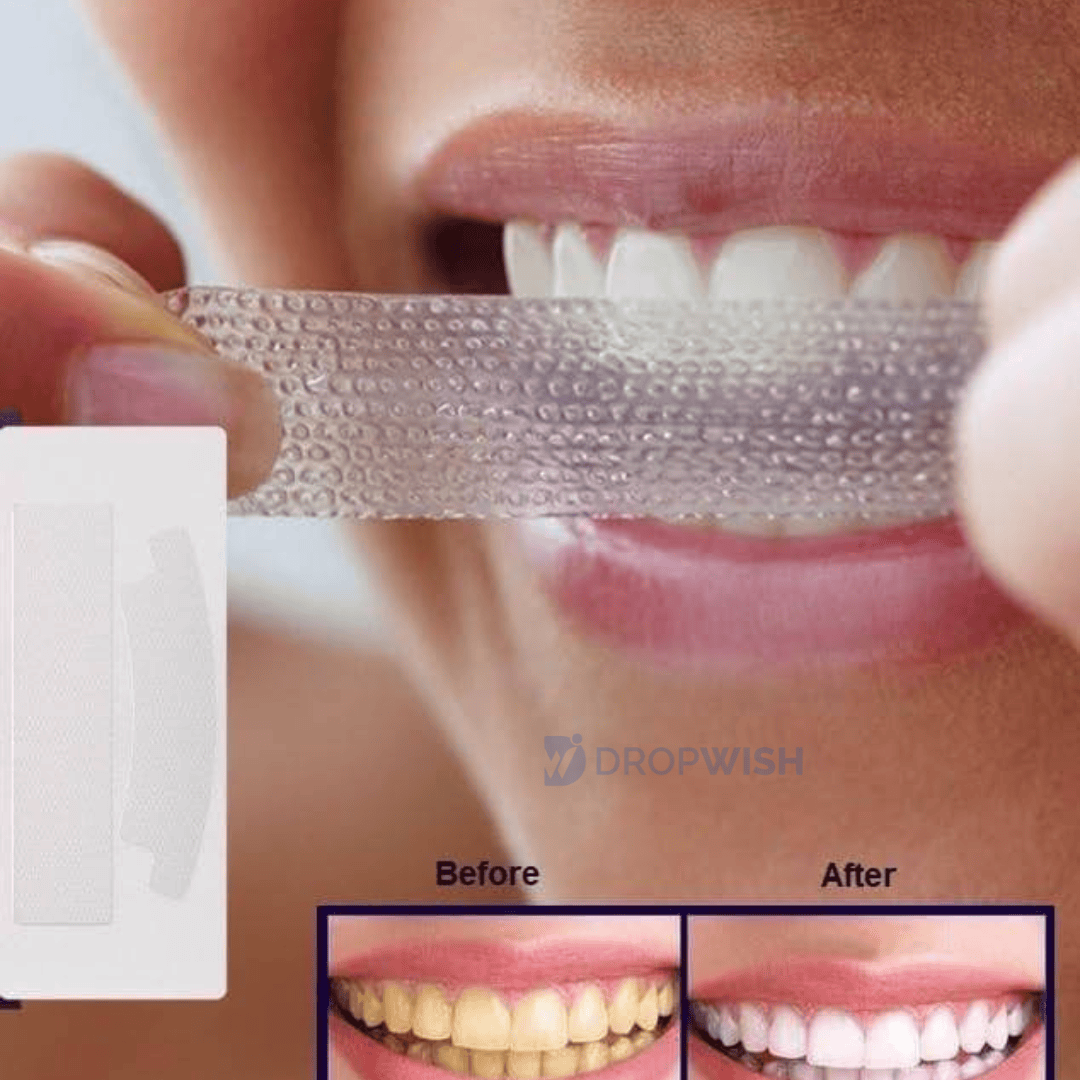 Teeth Whitening Strip (Pack of 7 Pair Strips) | Teeth Whitening Strips Brithening Bleached Teeth Denstist Kit Teeth Whitening Strip (Pack of 7 Pair Strips)