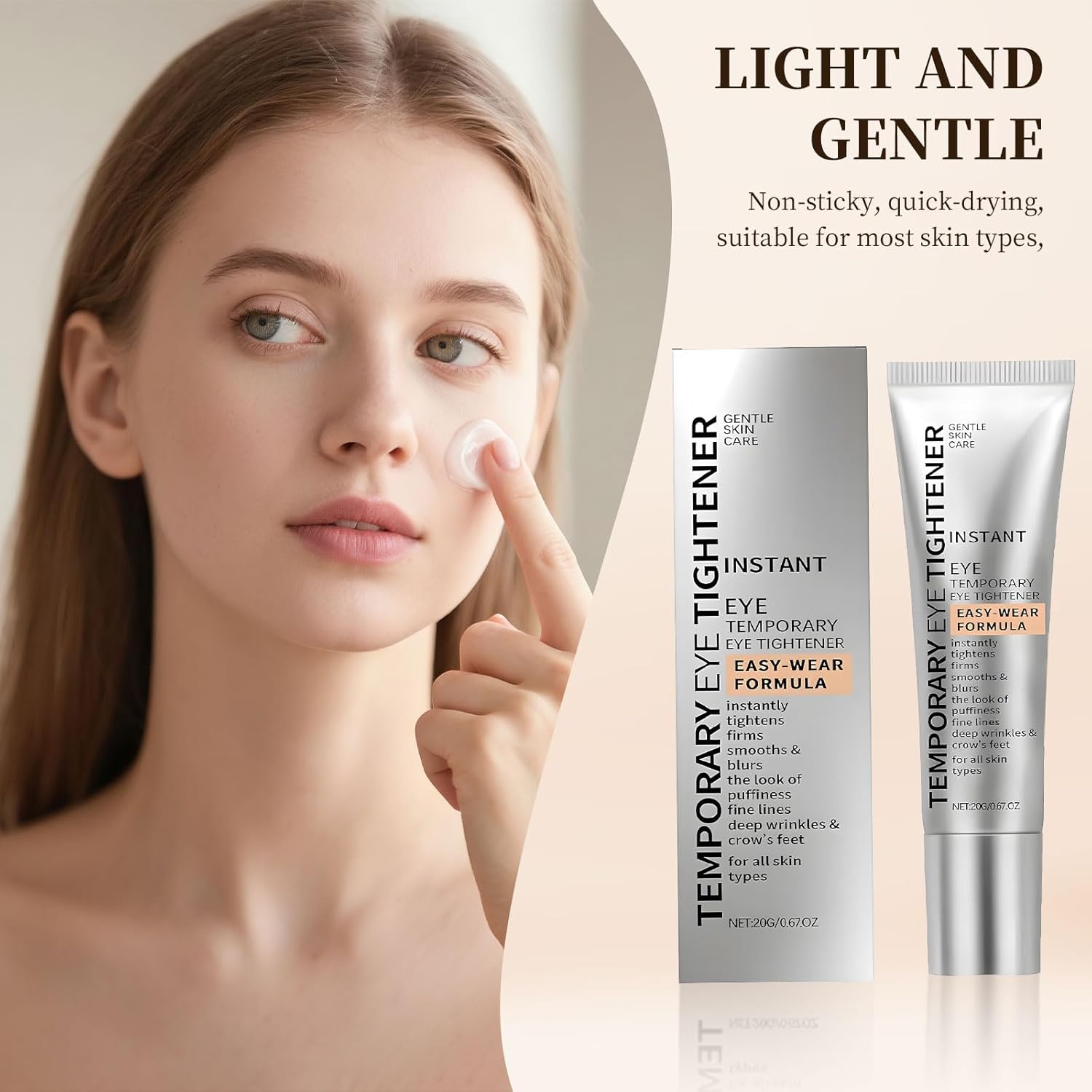 Temporary Eye Tightener Cream | Eye Cream Fine Lines Under Lifting Wrinkles Tightening Moisturizer - Temporary Eye Tightener Cream