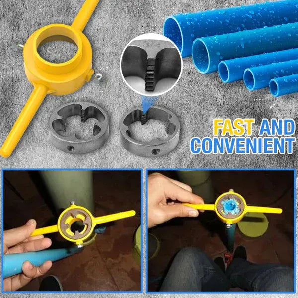 Threadwizy | Pvc Pipes Plastic Pipework Threading Water Pipe Threadwizy Plastic Pipe Threading Set