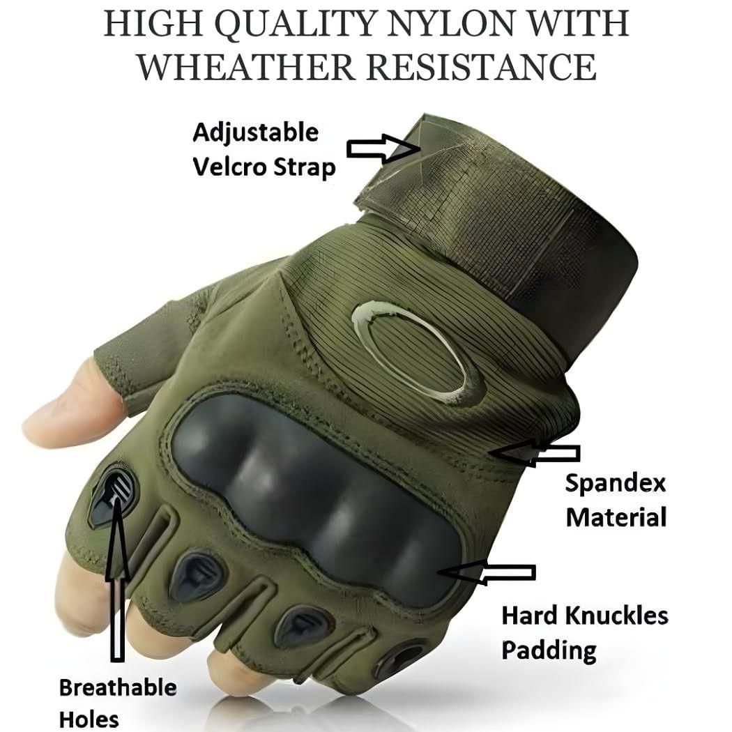 Tough Gloves | Riding Gloves Motorcycle Waterproof Streetbike Half Finger Glove - Tough Gloves