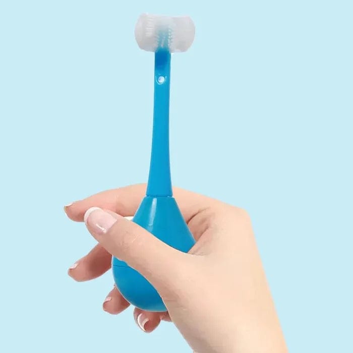 Tumbler Three-sided Children's Toothbrush Tumbler Three-sided Children's Toothbrush