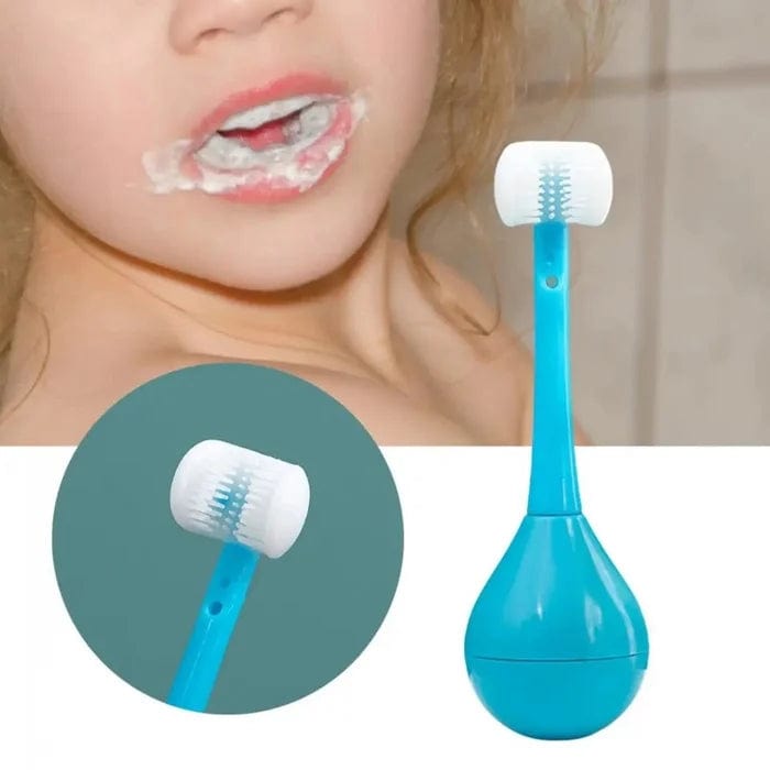 Tumbler Three-sided Children's Toothbrush Tumbler Three-sided Children's Toothbrush