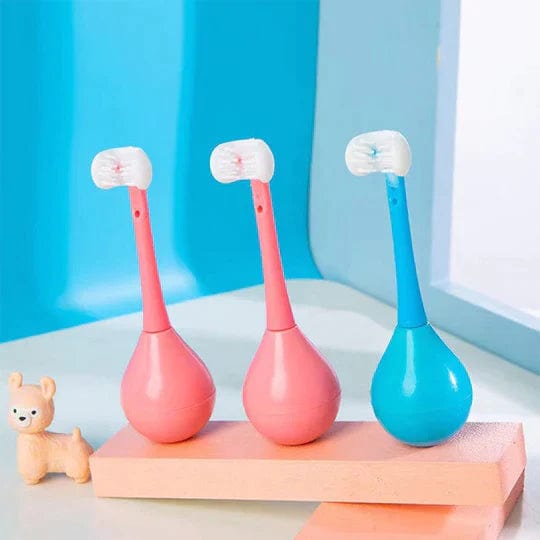 Tumbler Three-sided Children's Toothbrush Tumbler Three-sided Children's Toothbrush