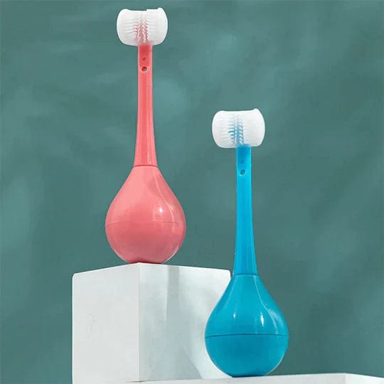 Tumbler Three-sided Children's Toothbrush Tumbler Three-sided Children's Toothbrush