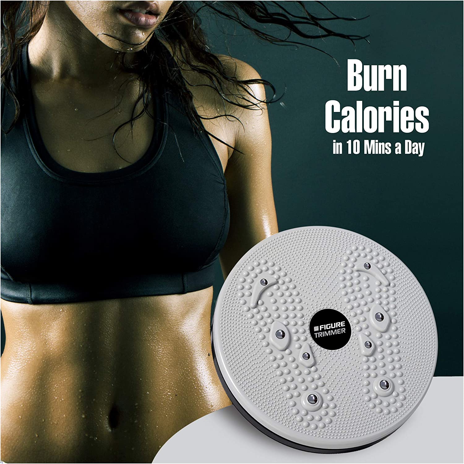 Tummy Twister Abdominal Exerciser | Tummy Trimmer Exercise For Belly Fat Workout Weight Loss Exercise Tummy Twister Abdominal Exerciser