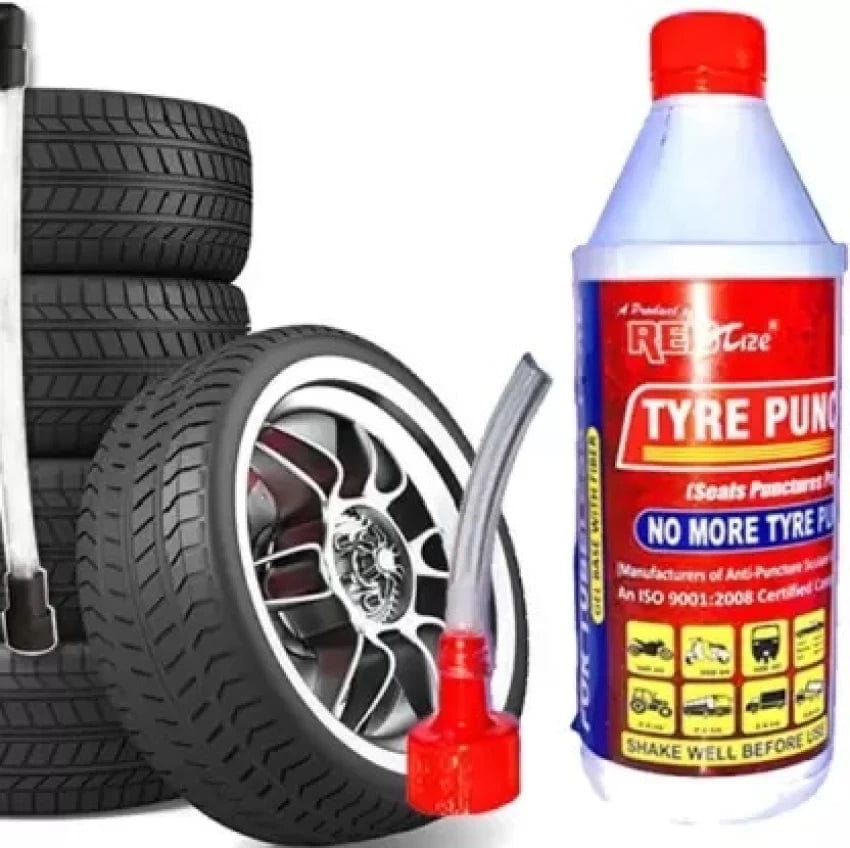 Tyre Puncture Repair Fluid | Car Tubeless Tyre Puncture Kit Bike Tire Repair Tyre Puncture Repair Fluid