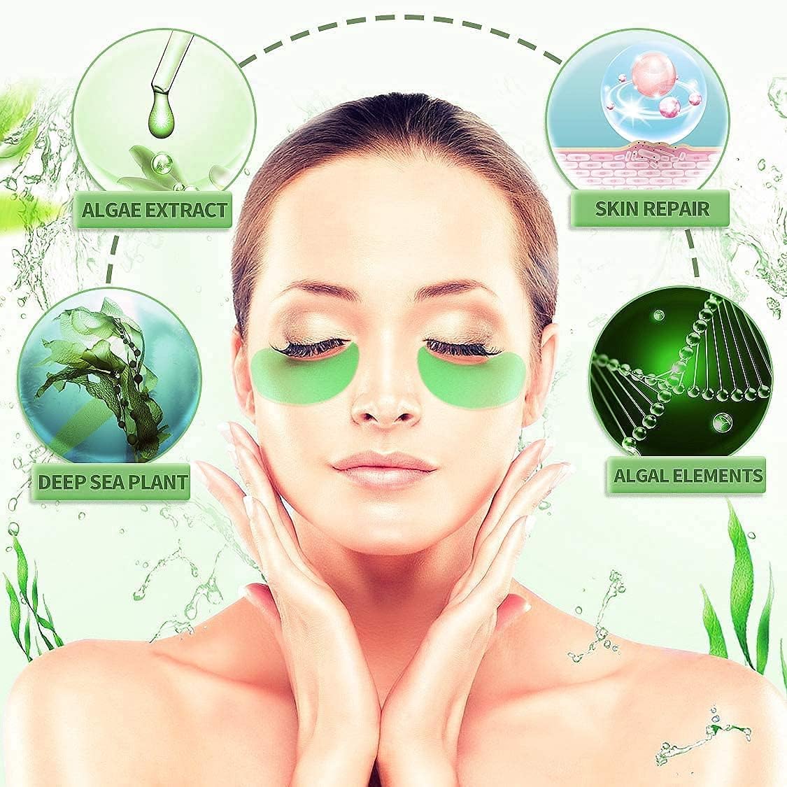 Under Eye Gel Patches | Under Eye Patches Mask Gel Green Tea Undereye Patch - Face - Under Eye Gel Patches