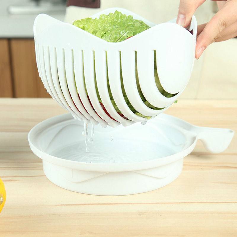 Vegetable Cutter Chopper Machine Slicer Salad And Fruit Cutter - Salad Cutter Bowl Kitchen Tools Salad Cutter Bowl