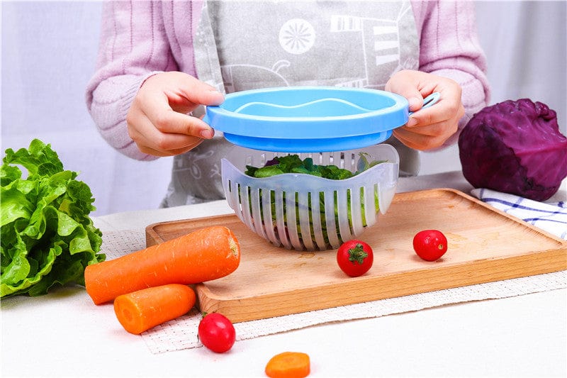 Vegetable Cutter Chopper Machine Slicer Salad And Fruit Cutter - Salad Cutter Bowl Kitchen Tools Salad Cutter Bowl