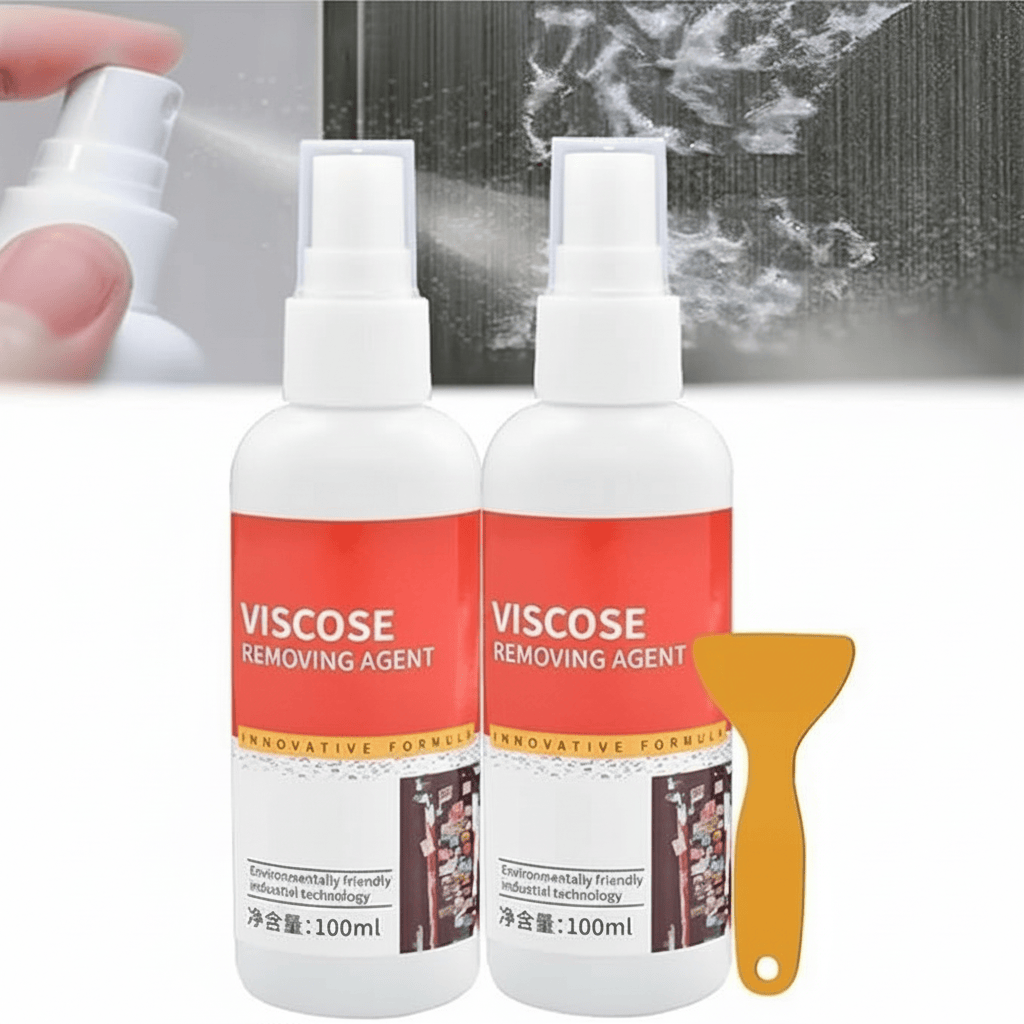 Viscose Removing Agent – 100ML (2-Pack) | Sticker Remover Glue Adhesive on Glass Removal Cleaner Glue Viscose Removing Agent – 100ML (2-Pack)