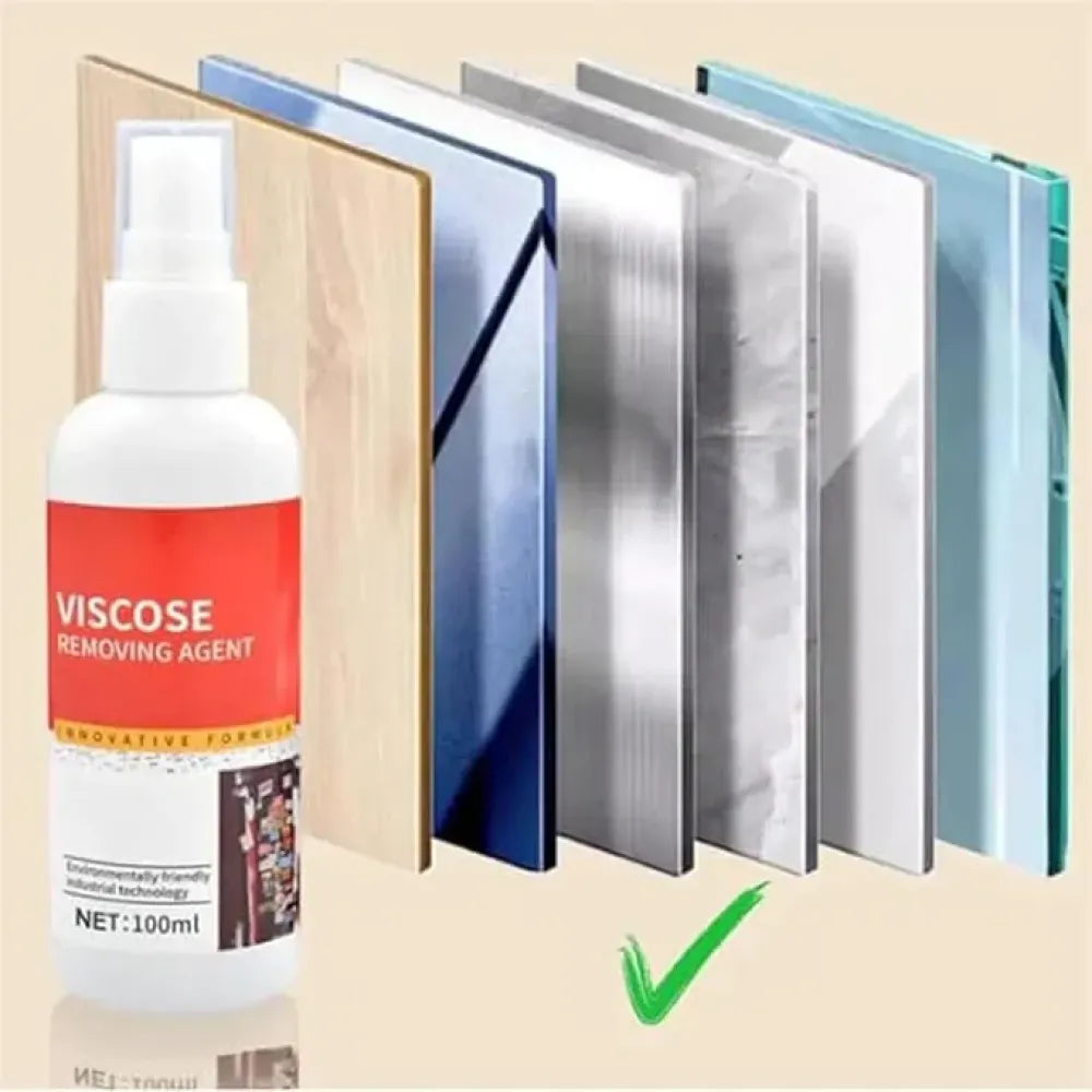 Viscose Removing Agent – 100ML (2-Pack) | Sticker Remover Glue Adhesive on Glass Removal Cleaner Glue Viscose Removing Agent – 100ML (2-Pack)