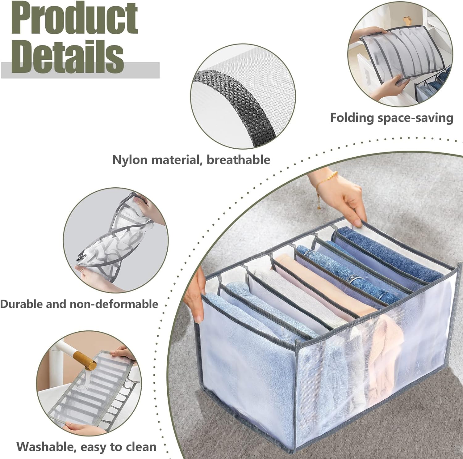 Wardrobe Clothes Storage Organizer | Storing Clothes Wardrobe Organiser Box Wardrobe Clothes Storage Organizer