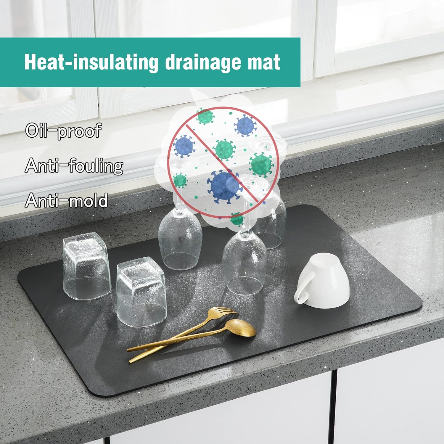 Washable Kitchen Dish Drying Mat Washable Kitchen Dish Drying Mat