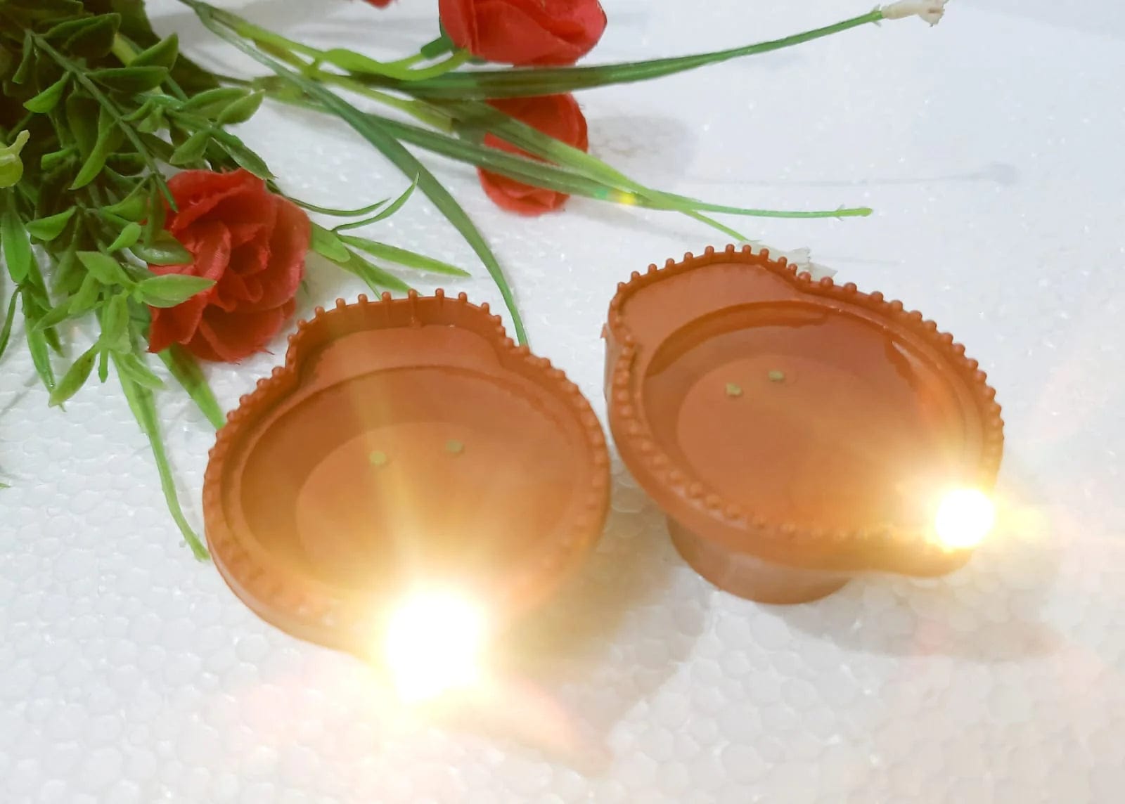 Water Sensor LED Diya | Led Light Water Diya Sensor Diyas Lightning Lamps Water Sensor LED Diya