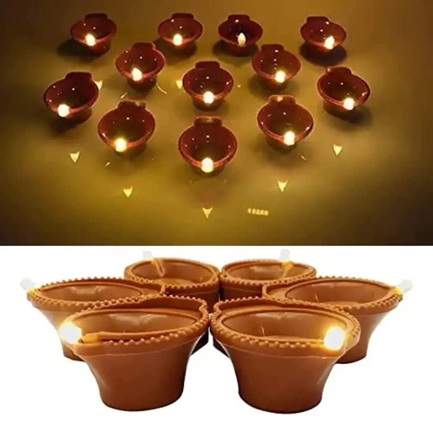 Water Sensor LED Diya | Led Light Water Diya Sensor Diyas Lightning Lamps Water Sensor LED Diya