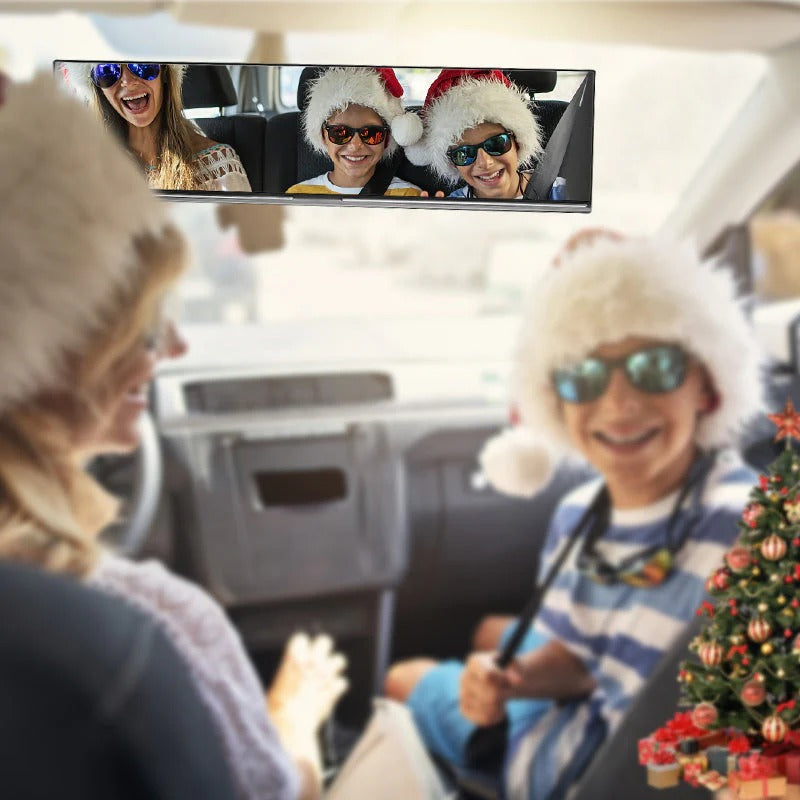 Wide Curved Rearview Mirror For Cars - Wide Curved Rearview Mirror For Cars