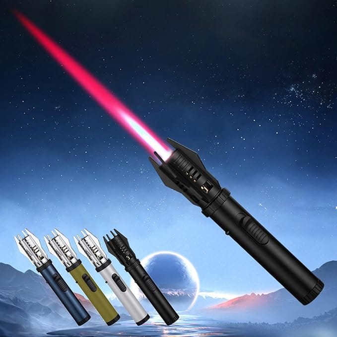 Windproof Flame Lighter | Gas Lighter Outdoor Torch Lighter Jet Butane Refillable You Deserve Everyday Gear Windproof Flame Lighter