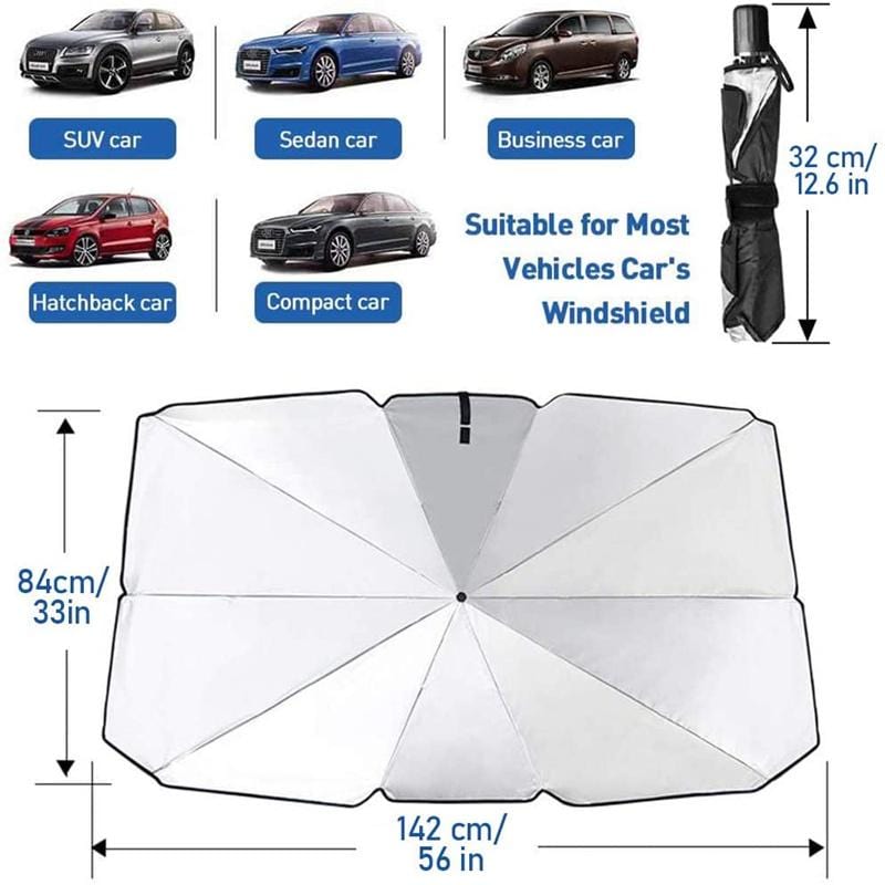 Windshield Car Umbrella | Car Accessories Sun Shade For Car Window Automobiles Window Curtains Windshield Car Umbrella