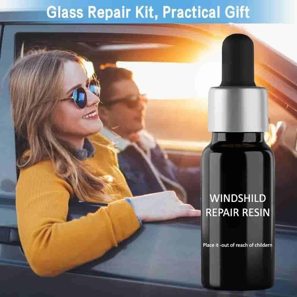 Windshield Glass Repair Kit | Car Windshield Glass Repair Kit Auto Glass Replacers Car Windscreen Glass Repair Kit Windshield Glass Repair Kit (Pack of 2)