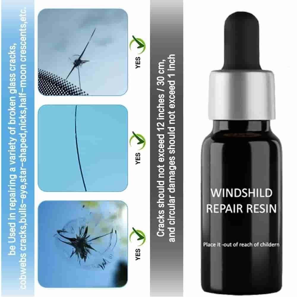 Windshield Glass Repair Kit | Car Windshield Glass Repair Kit Auto Glass Replacers Car Windscreen Glass Repair Kit Windshield Glass Repair Kit (Pack of 2)