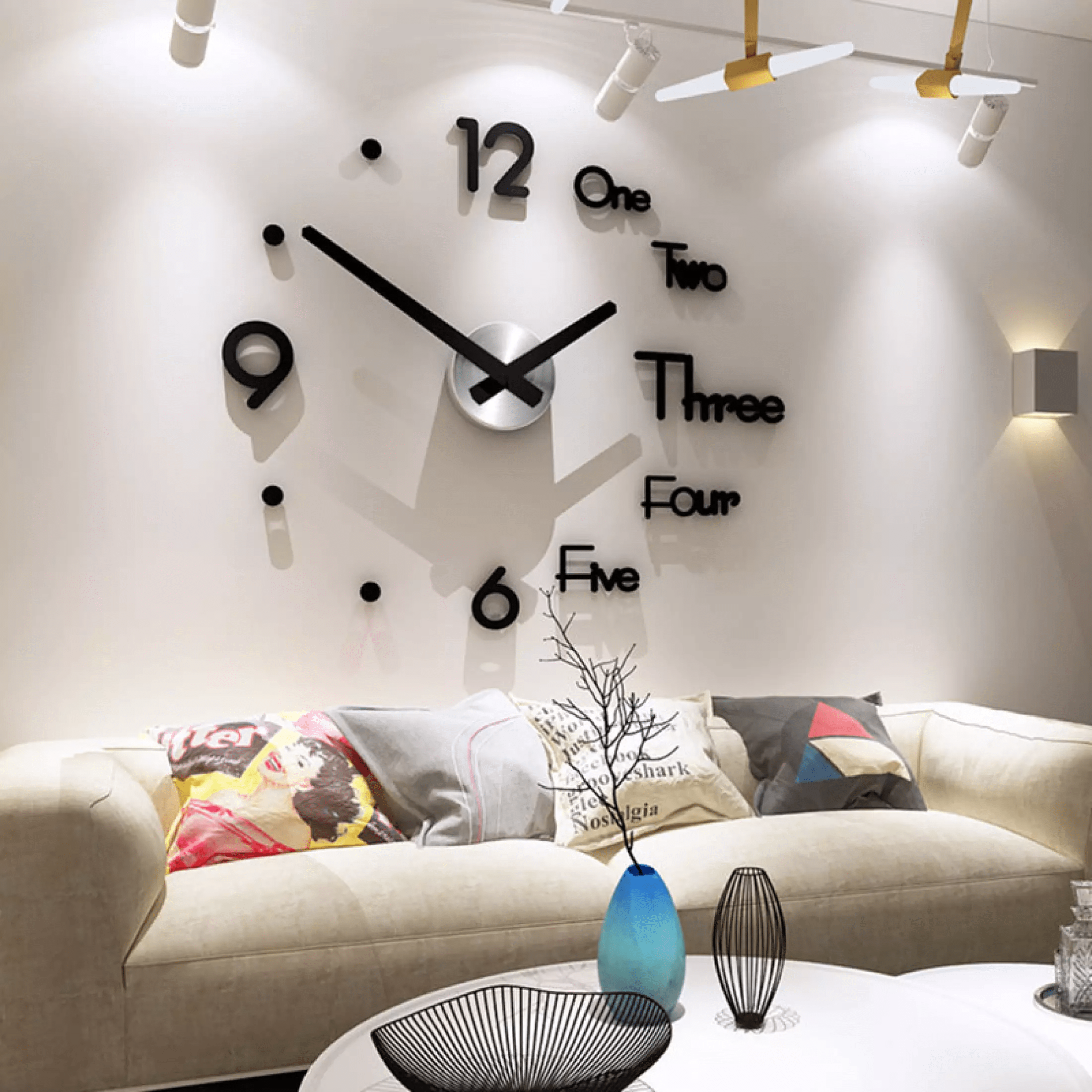 3d Wall Clock Designer Decorative DIY Clock for Living Room Diy 3d Wall Clock