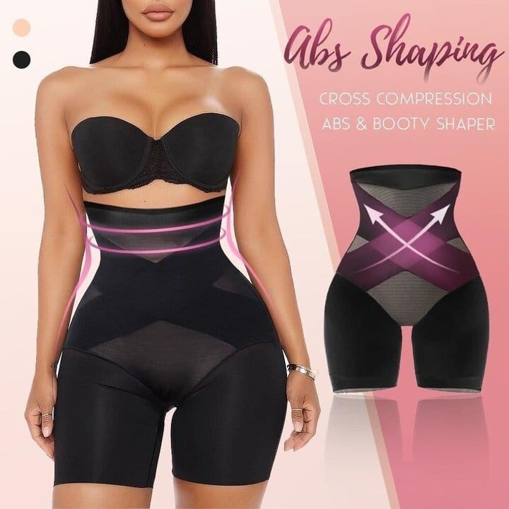 Abs Shaper Pants | Body Shaper For Women Tummy Shaper Body Slimmer Cross Compression Abs Shaper Pants