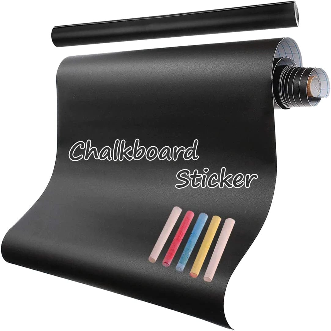 Adhesive Wallpaper Whiteboard Writing Wall Sticker - Self-adhesive Blackboard Wall Sticker - Pack of 2 Self-adhesive Blackboard Wall Sticker - Pack of 2