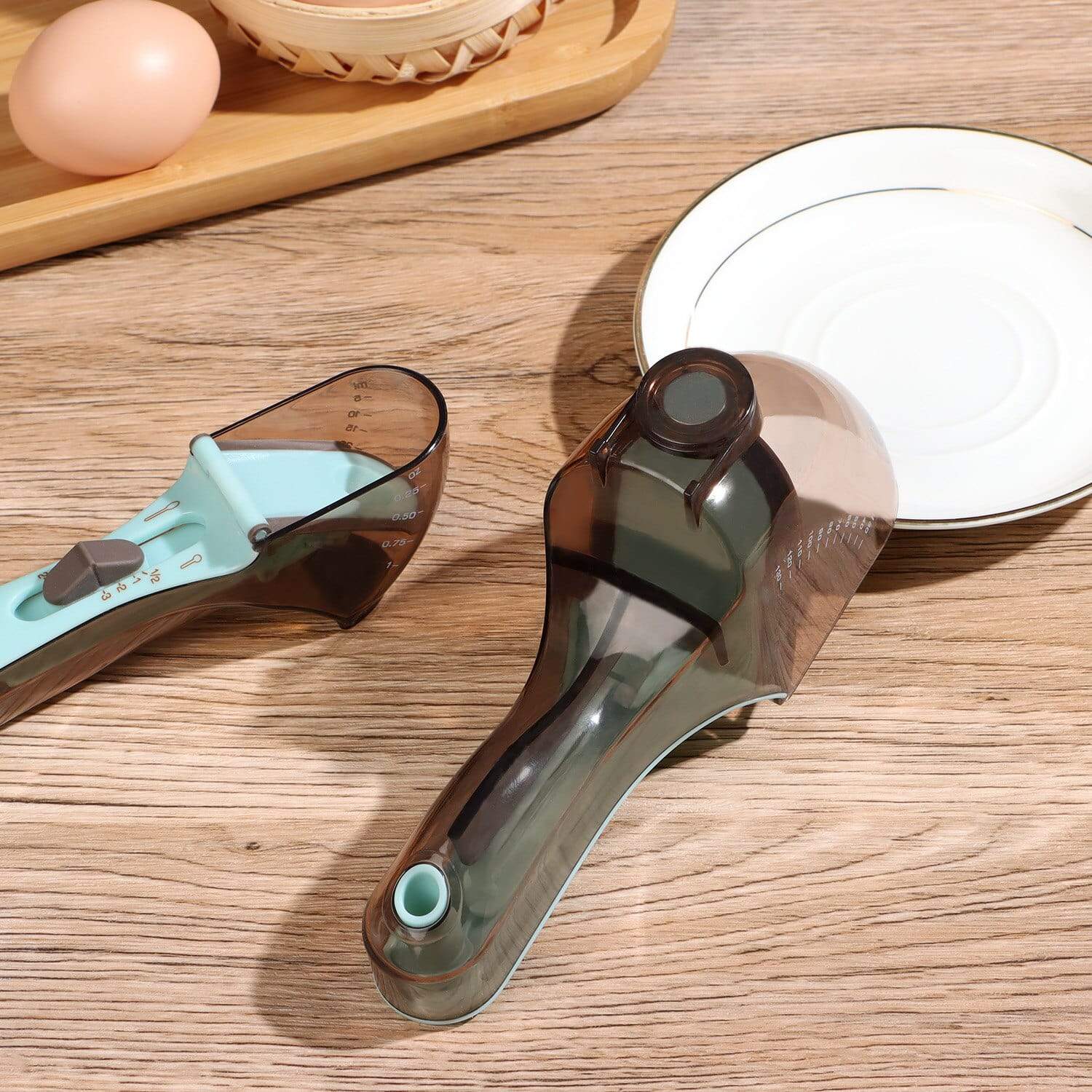 Adjustable Measuring Spoon Set Plastic Magnetic Spoon (Pack of 2) Adjustable Measuring Spoon Set (Pack of 2)