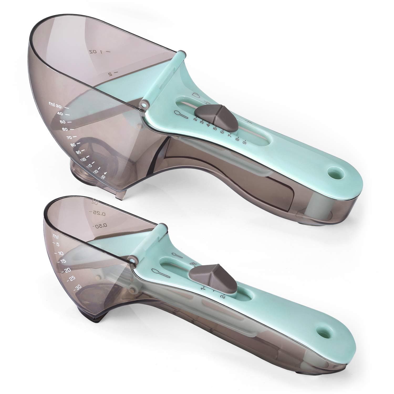 Adjustable Measuring Spoon Set Plastic Magnetic Spoon (Pack of 2) Adjustable Measuring Spoon Set (Pack of 2)