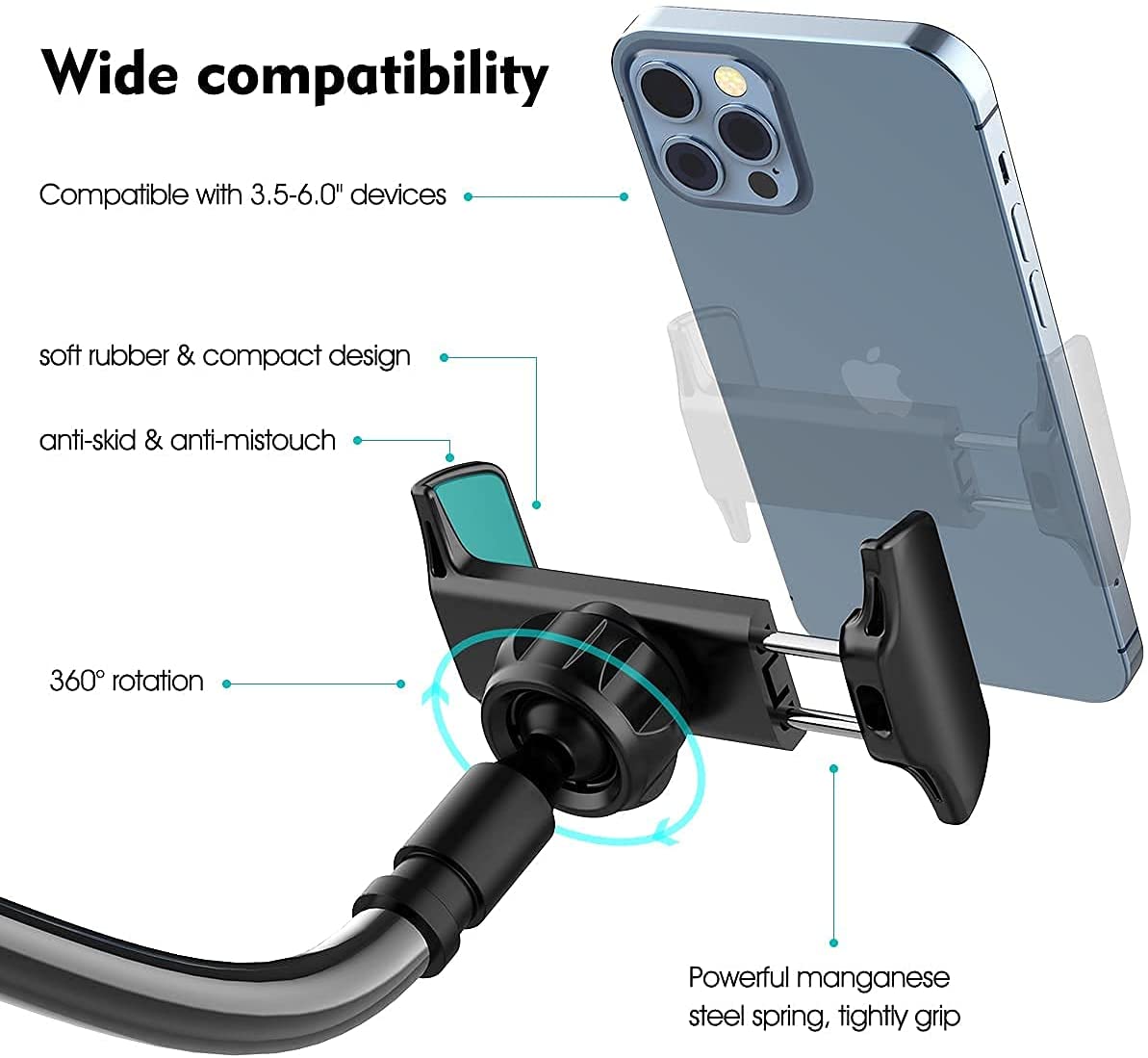 Adjustable Mobile Stand for Table Bed Flexible Phone Holder Flexible Phone Holder