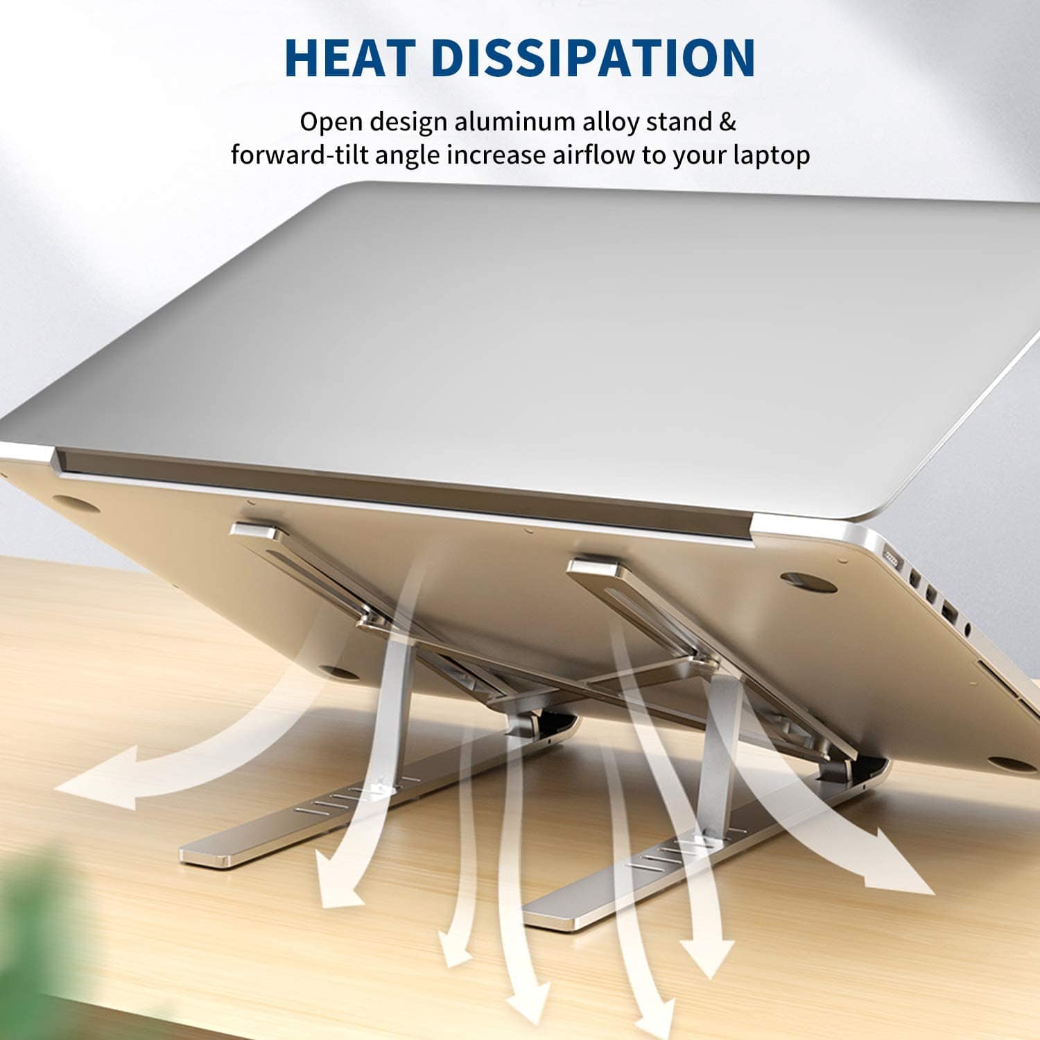 Adjustable Portable Foldable Laptop Holder - Adjustable Laptop Stand Laptop Stand Adjustable Laptop Stand