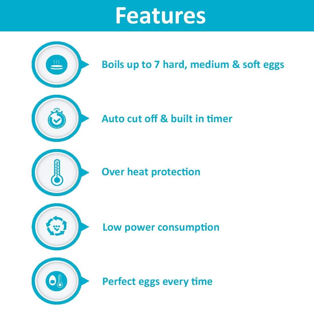 Automatic Egg Boiler and Vegetable Steamer Electric Food Boiler - Electric Egg Boiler Electric Egg Boiler