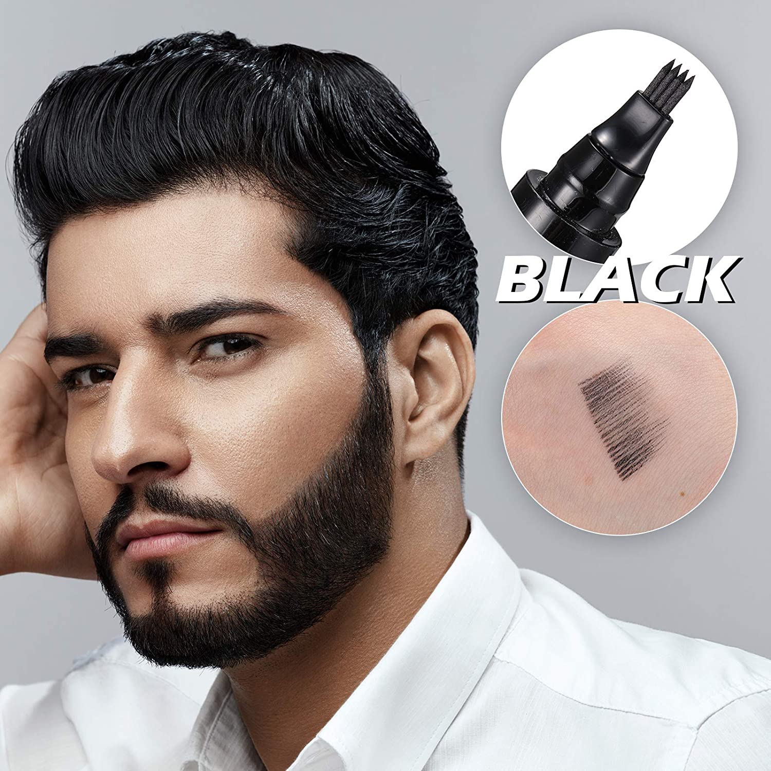 Beard Filler Pen Kit Beard Touch Up Pen Pencil Beard Filler Pen