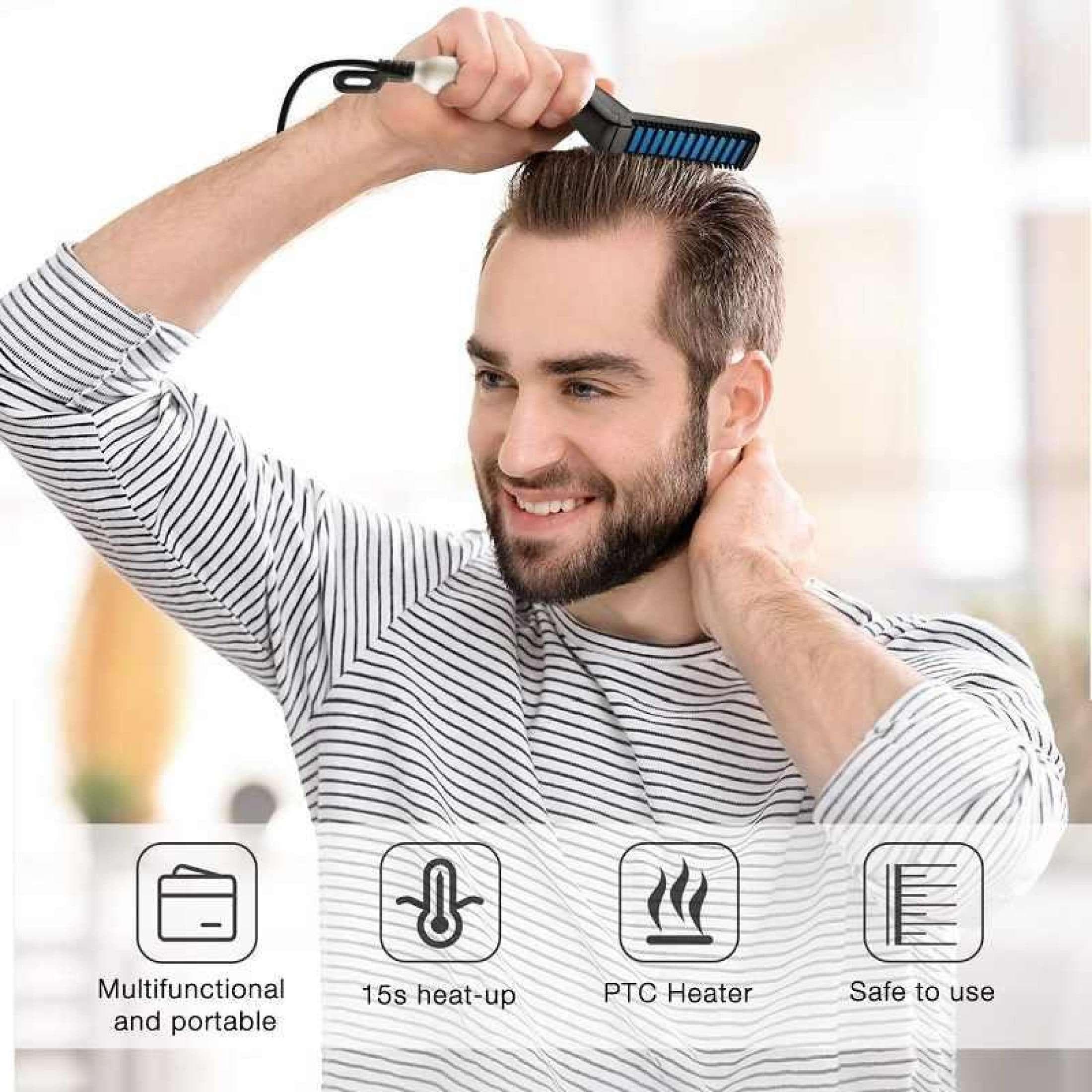 Beard Straightener Comb Men Hair Straightening Electric Tool beard straightner Beard Straightener Comb