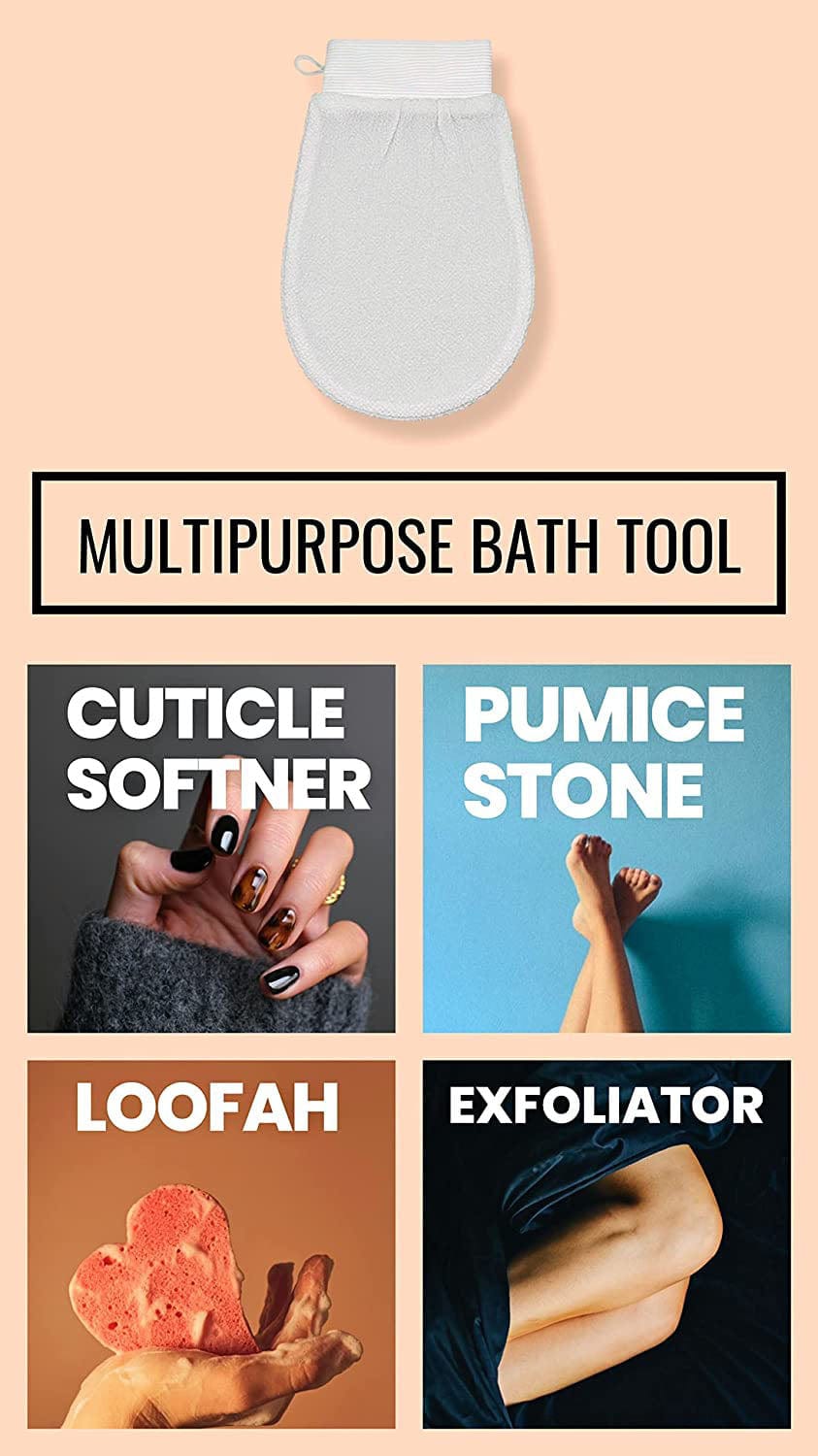 Best Exfoliating Glove For Body Dewy Hours Exfoliating Mitt Body Exfoliating Glove