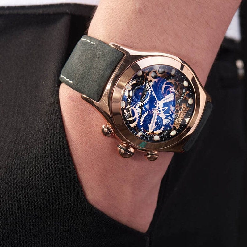 Black Sport Watch for Men Strap Black and Gold Watches Sport Watch For Men